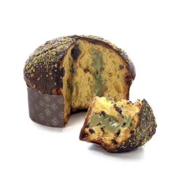 panettone pistacchio e cioccolato di modica