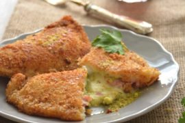 Panzerotti al pistacchio