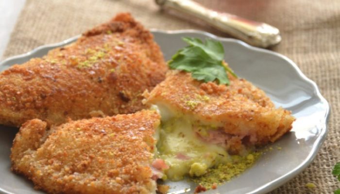 Panzerotti al pistacchio